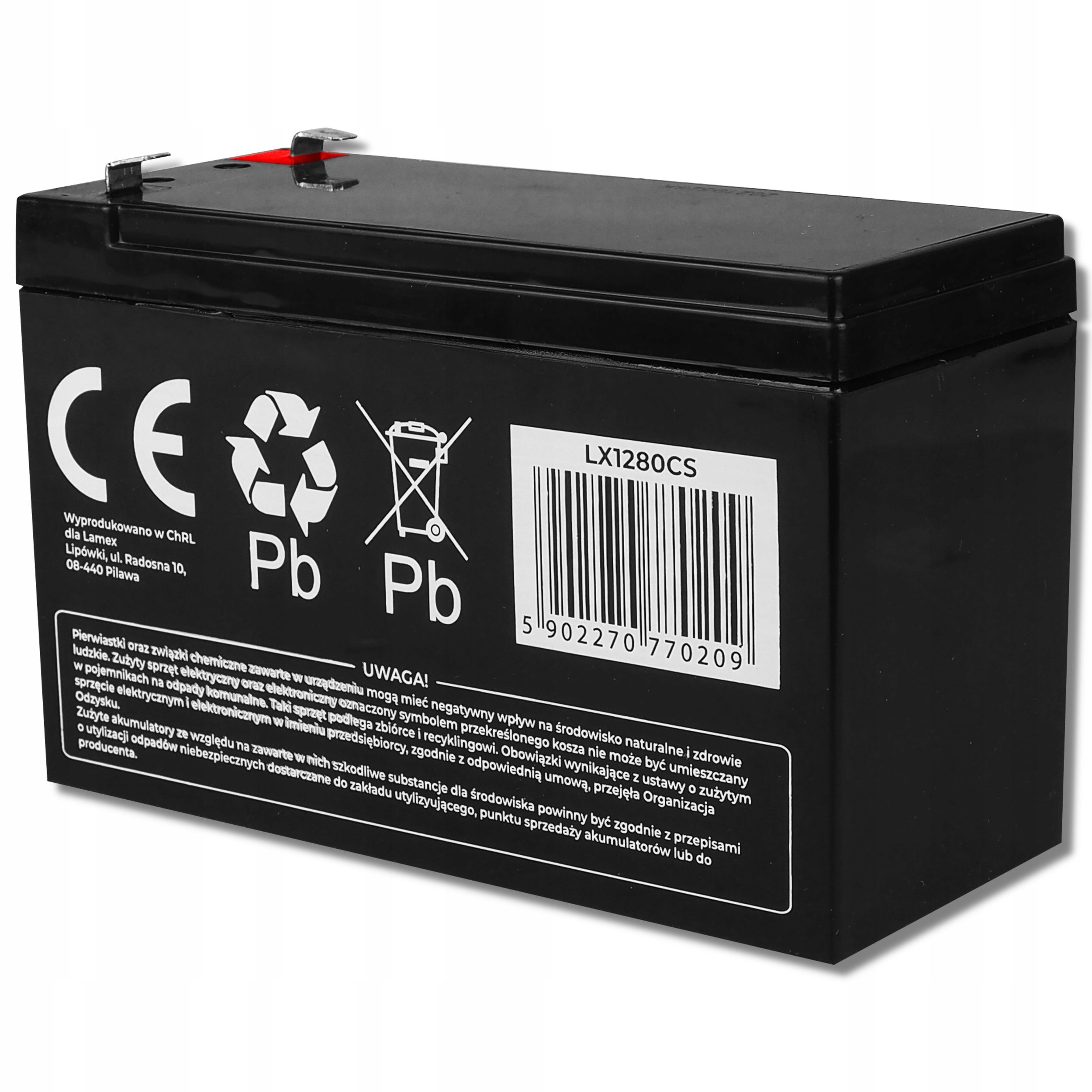 Ventilom riadená olovená batéria (VRLA) CSSB 12V 8000mAh